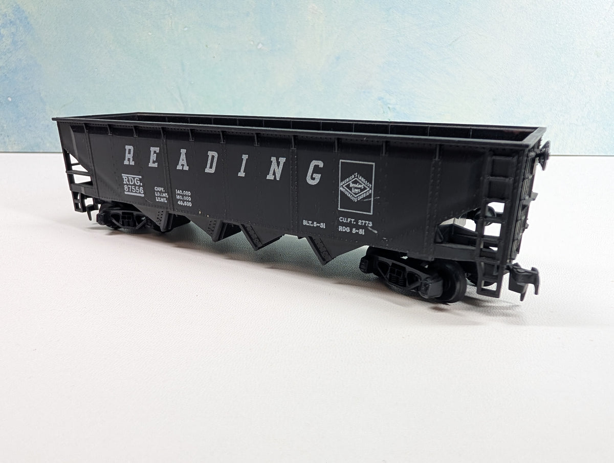USED Tyco HO Scale Quad Hopper Reading RDG #87556