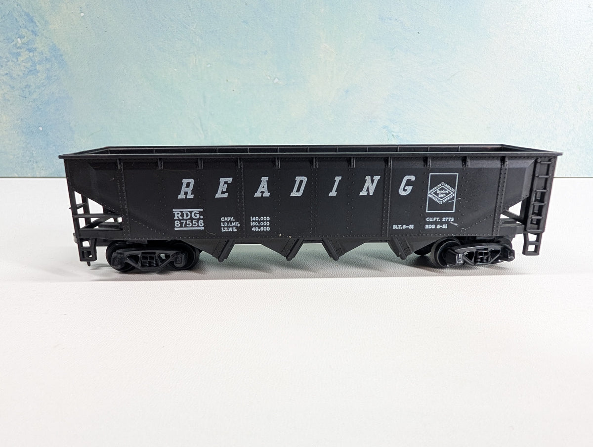 USED Tyco HO Scale Quad Hopper Reading RDG #87556