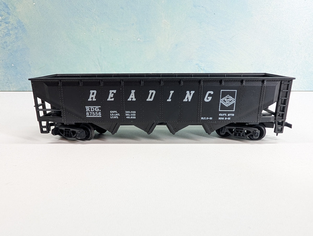 USED Tyco HO Scale Quad Hopper Reading RDG #87556