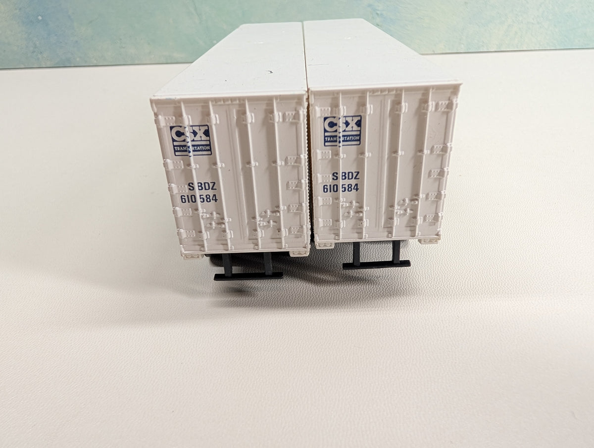 USED Athearn HO Scale Lot of 45' Trailers CSX SBDZ #610584 (2 pcs)