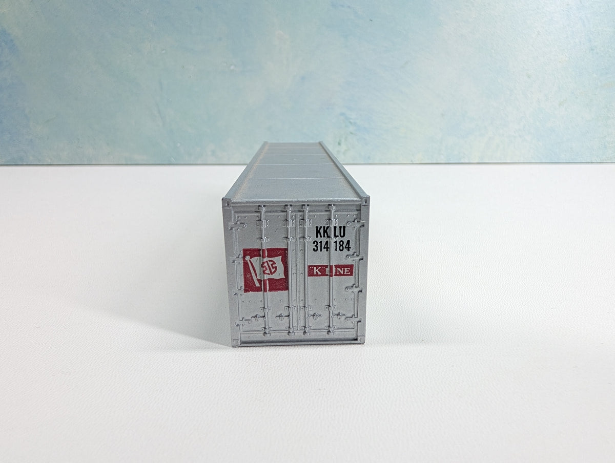 USED HO Scale 40' Container K-Line KKLU #314184
