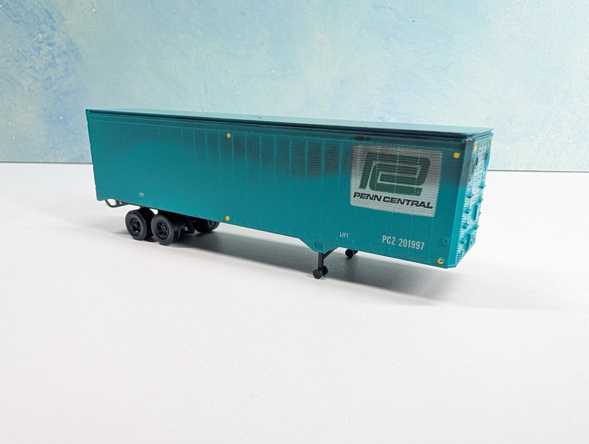 USED Athearn HO Scale 40' Trailer Penn Central PCZ #201997 Weathered