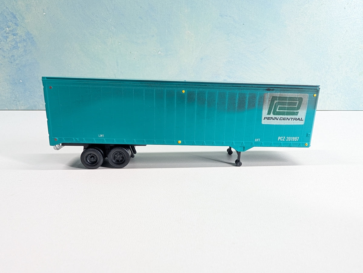 USED Athearn HO Scale 40' Trailer Penn Central PCZ #201997 Weathered