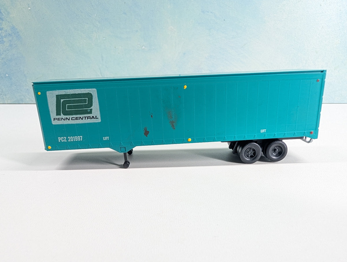 USED Athearn HO Scale 40' Trailer Penn Central PCZ #201997 Weathered