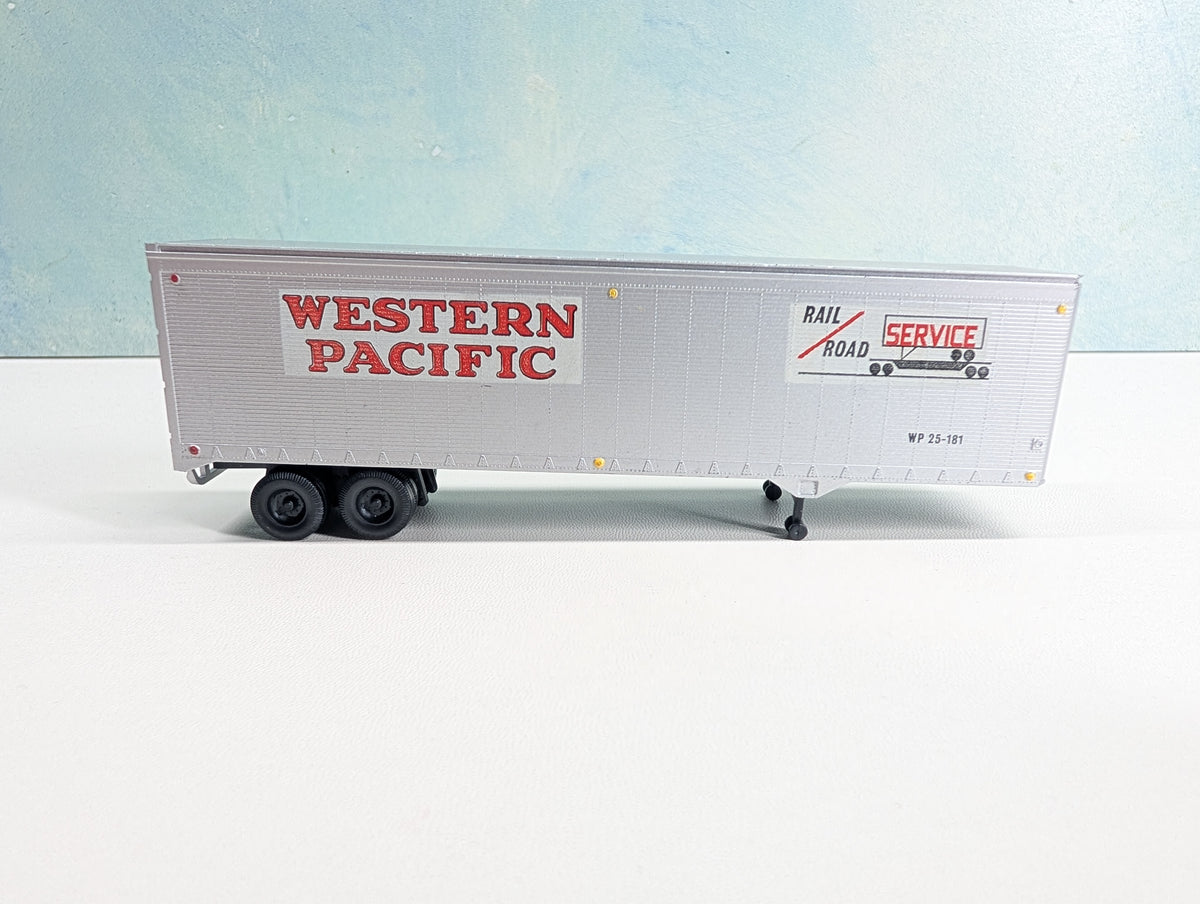 USED Athearn HO Scale 40' Trailer Western Pacific WP #25-181