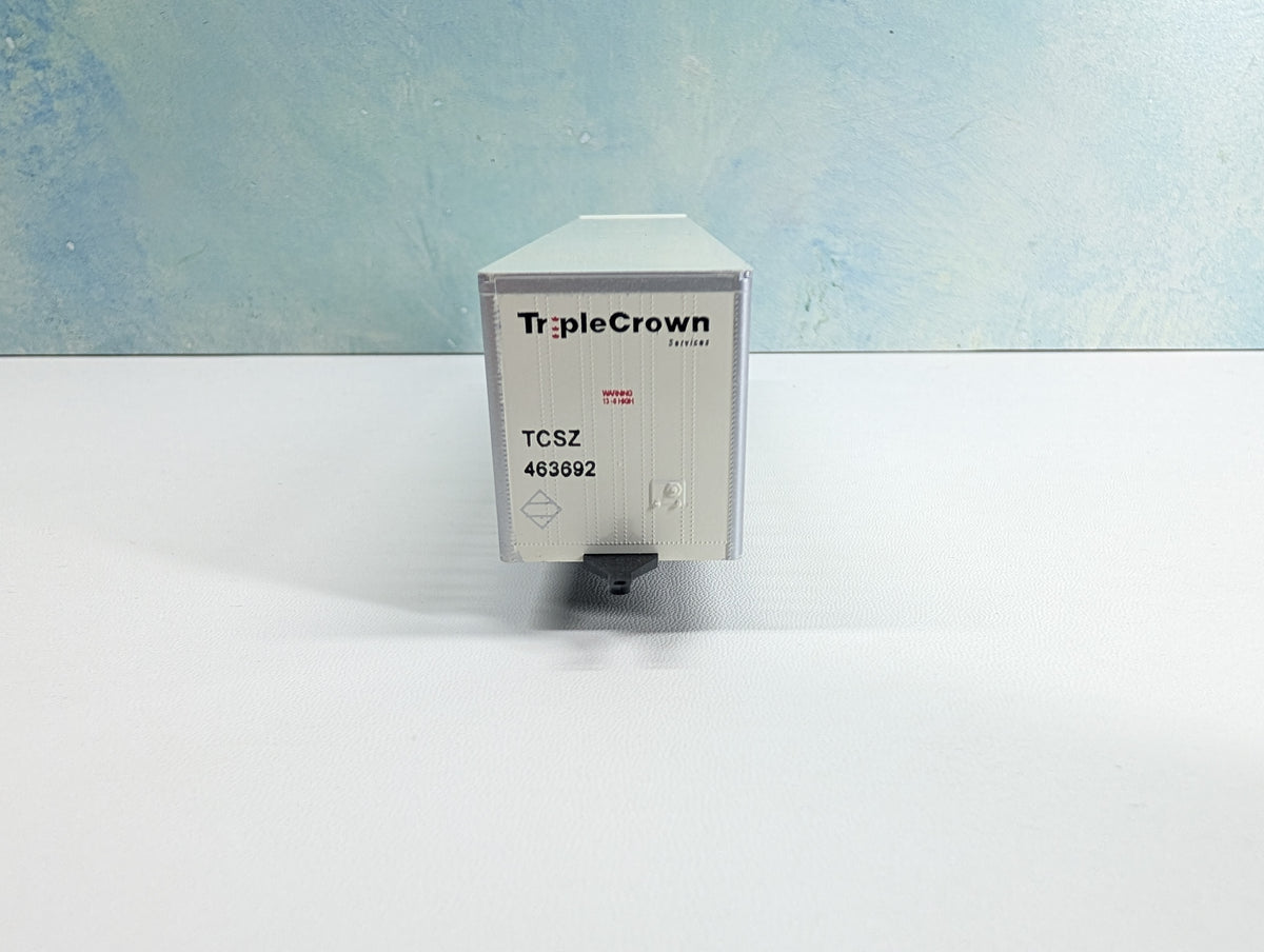 USED Bowser HO Scale 53' Roadrailer Plate Trailer Triple Crown TCSZ #463692 CR/NS