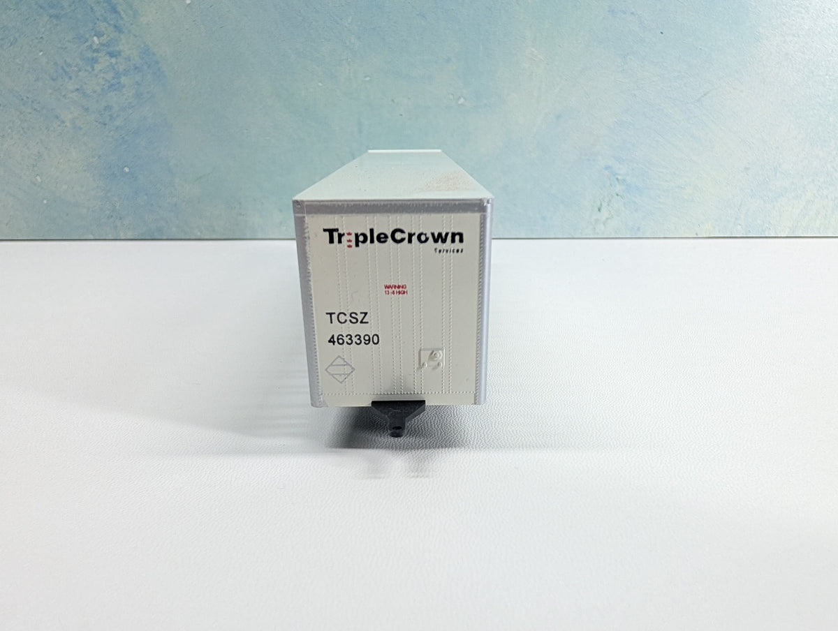 USED Bowser HO Scale 53' Roadrailer Plate Trailer Triple Crown TCSZ #463390 CR/NS