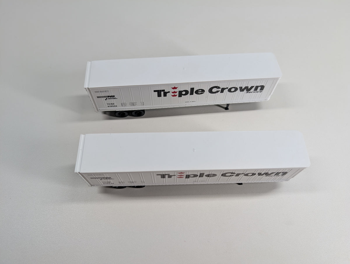 USED Athearn 5604 HO Scale 45' Trailer Triple Crown TCSZ #410023 NS (2 pcs)