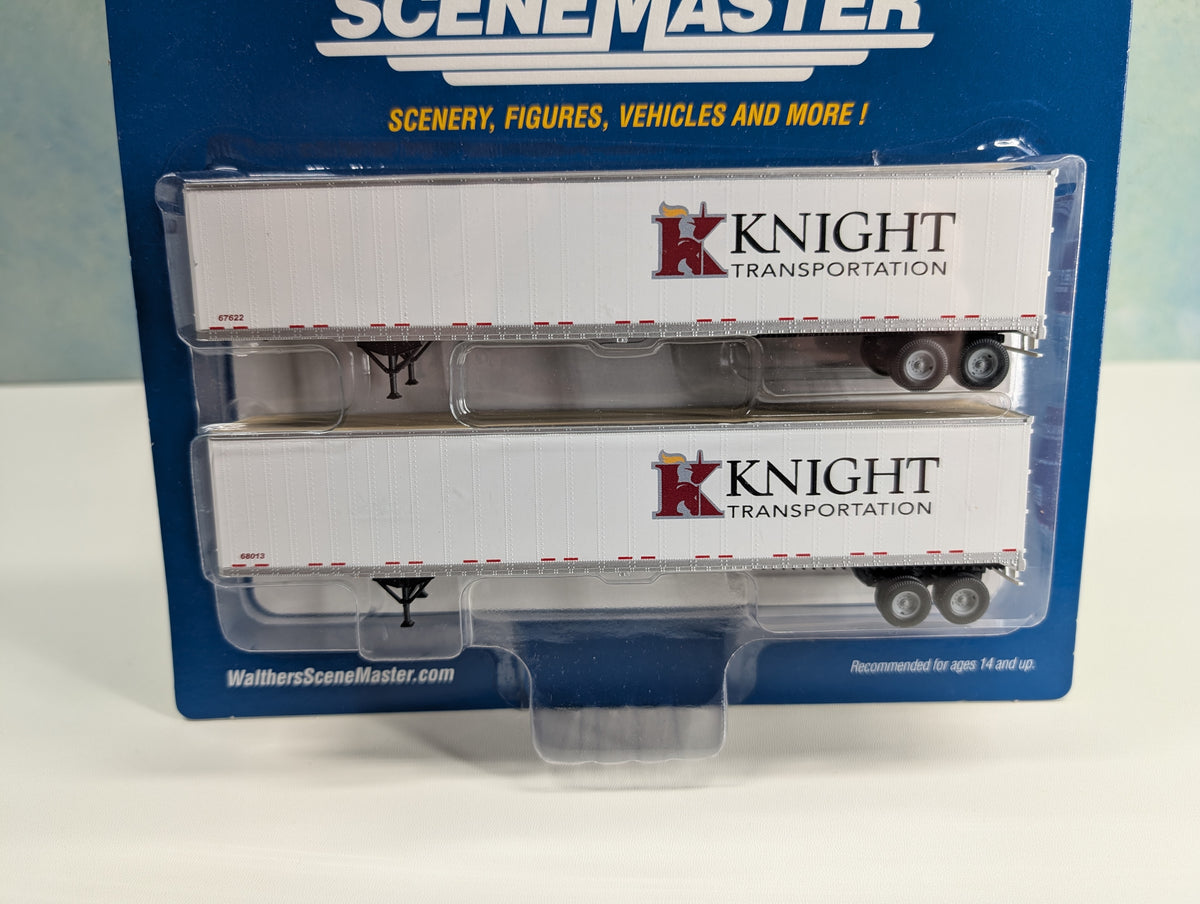 Walthers SceneMaster 949-2464 HO Scale 53' Stoughton Trailer Knight Transportation (2 pcs)