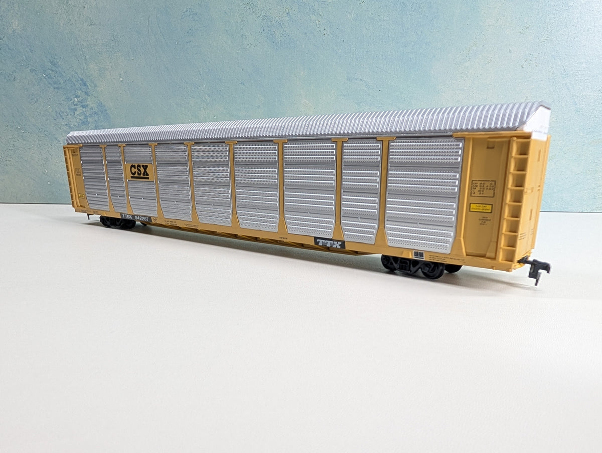 USED Walthers HO Scale 89' Enclosed Auto-Carrier CSX TTGX #942267