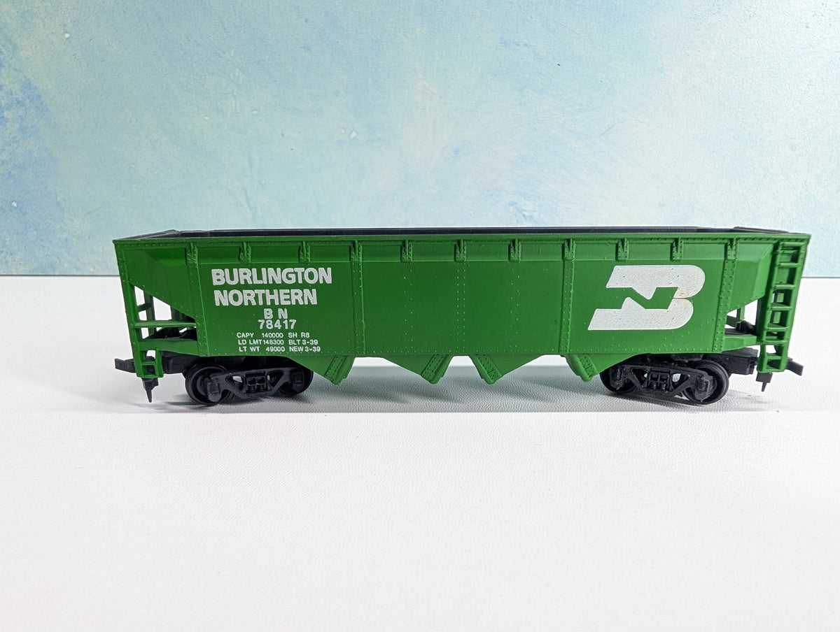 USED Lionel HO Scale Quad Hopper Burlington Northern BN #78417