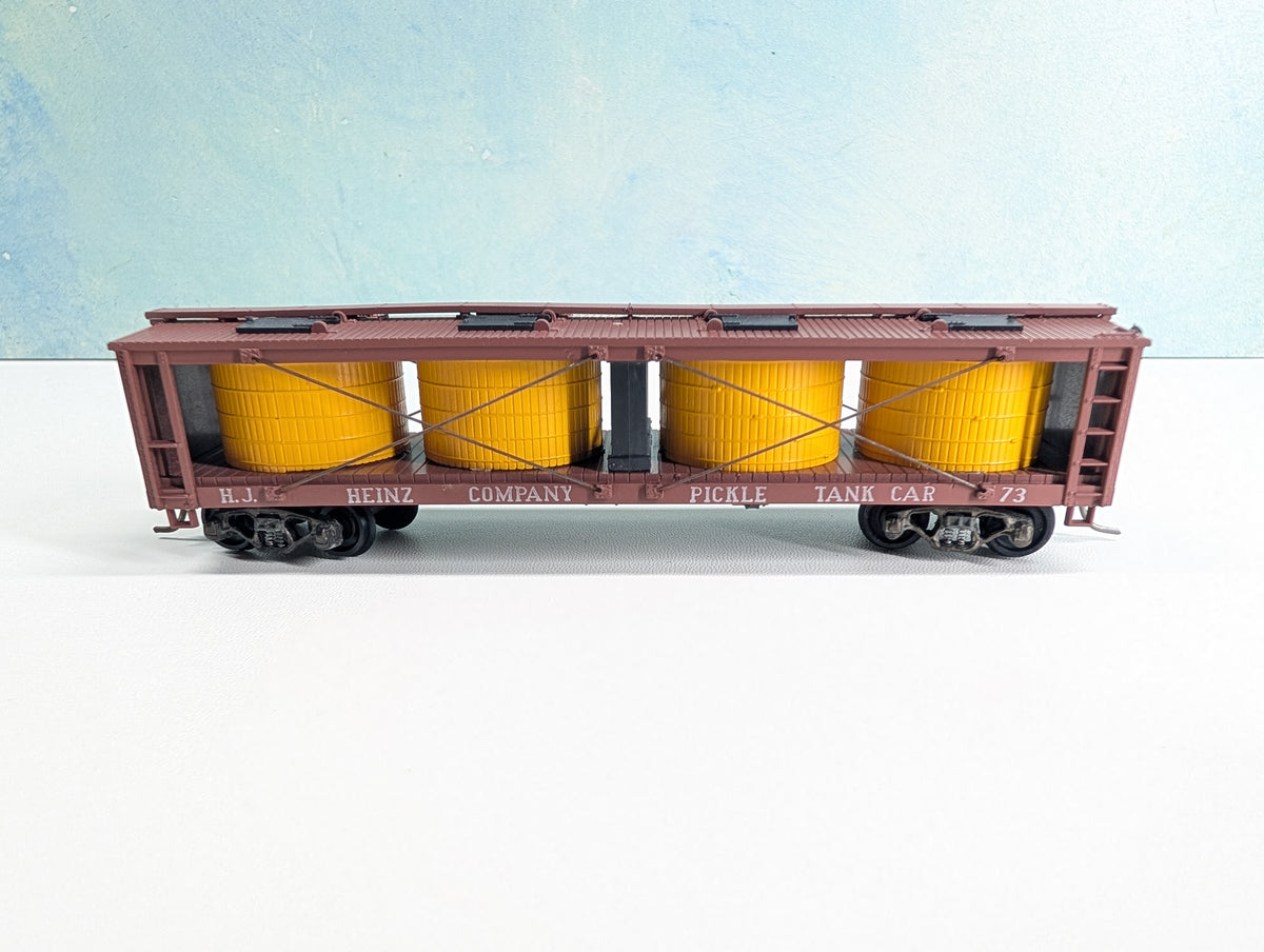 USED Athearn HO Scale Open Pickle Tank Car Heinz #73