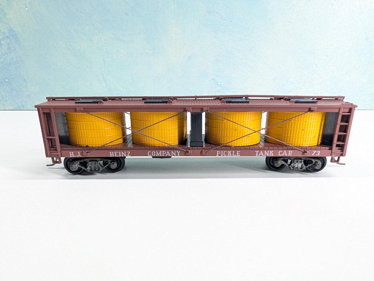 USED Athearn HO Scale Open Pickle Tank Car Heinz #73