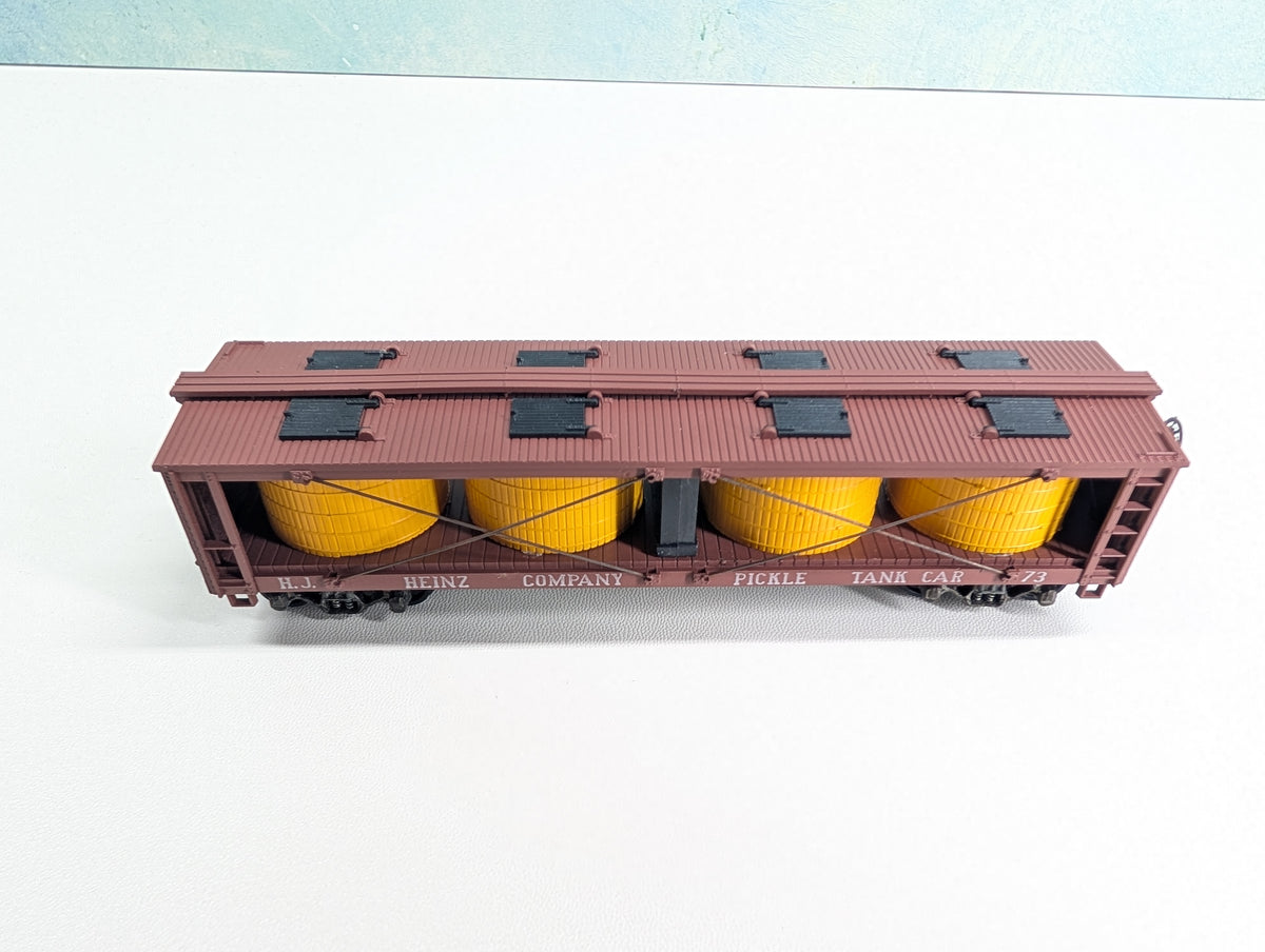 USED Athearn HO Scale Open Pickle Tank Car Heinz #73