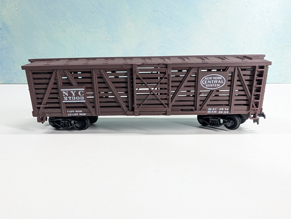 USED Life-Like HO Scale 40' Stock Car New York Central NYC #27303