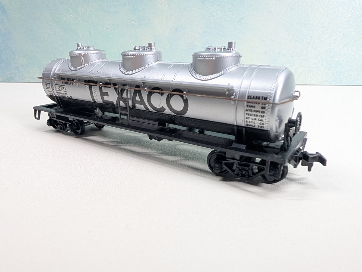 USED Athearn HO Scale Triple Dome Tank Car Texaco TCX #270