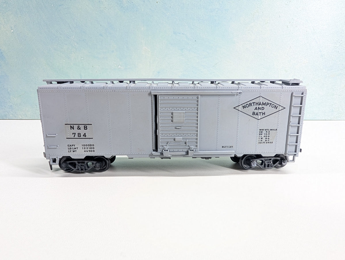 USED Athearn HO Scale 40' Box Car Northampton & Bath N&B #784