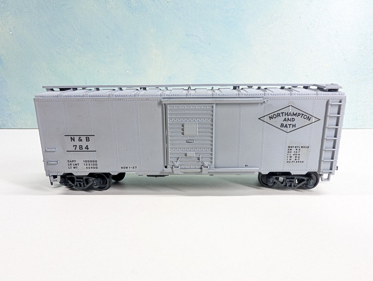 USED Athearn HO Scale 40' Box Car Northampton & Bath N&B #784