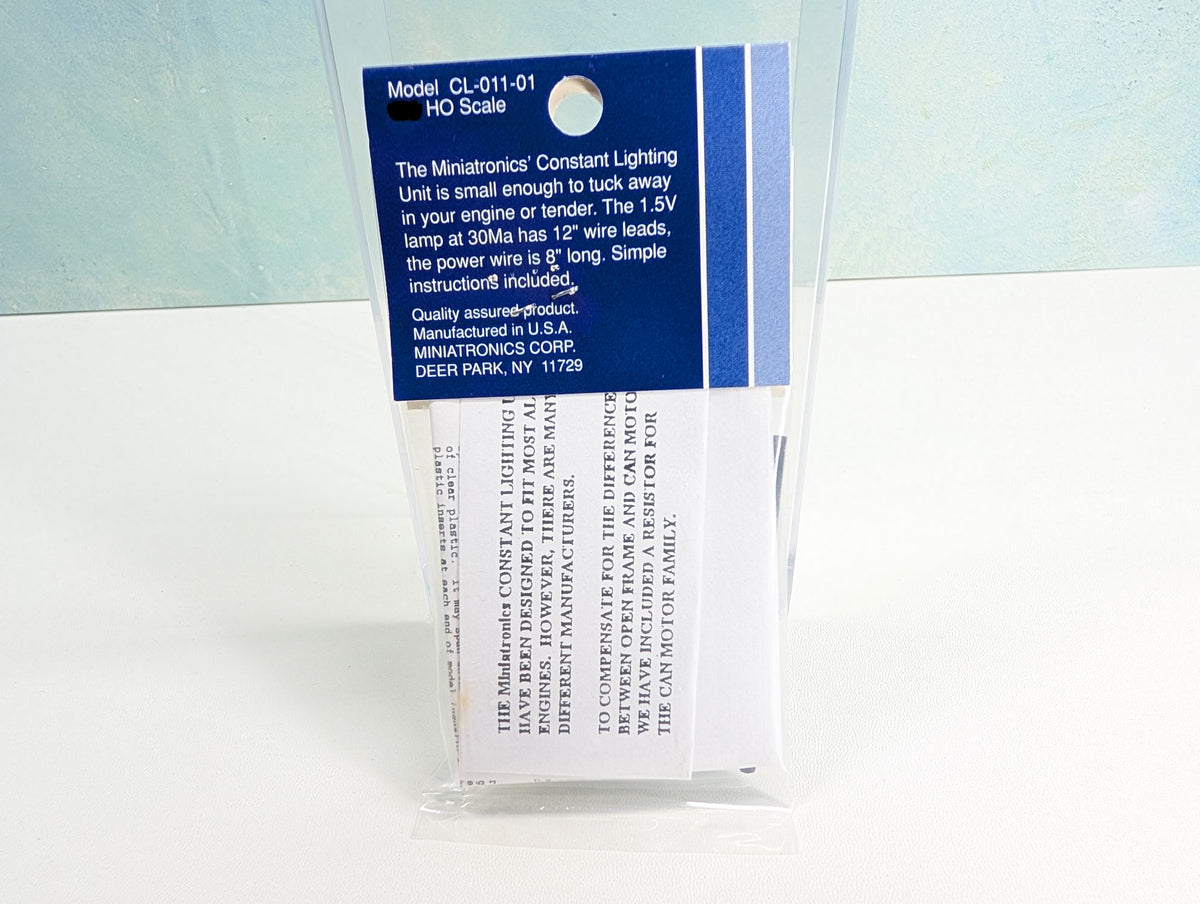 Miniatronics CL-011-01 HO Scale Constant Lighting Unit, Forward Only