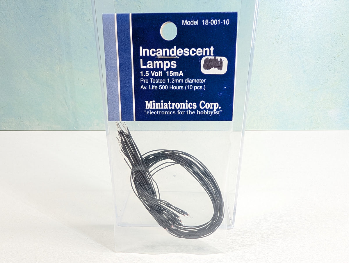 Miniatronics 18-001-10 MULTI Scale Incandescent Lamps (10 pcs)