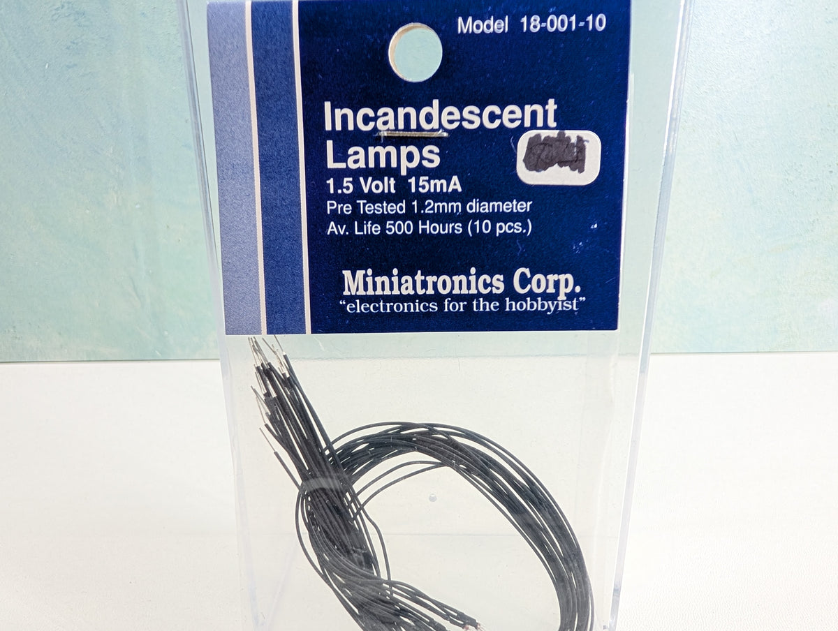 Miniatronics 18-001-10 MULTI Scale Incandescent Lamps (10 pcs)
