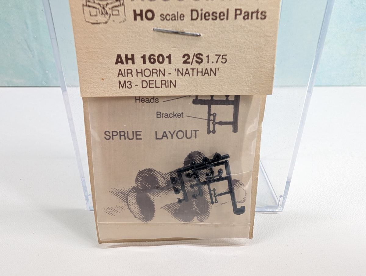 Detail Associates AH 1601 HO Scale Air Horn - Nathan - M3 - Delrin (2 pcs)