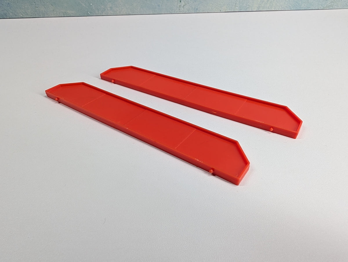 USED HO Scale 48' Girder Bridge Loads, Orange (2 pcs)