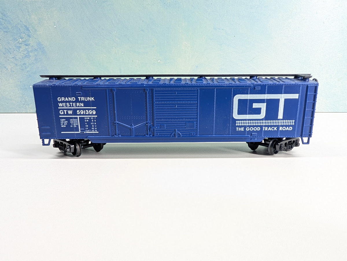 USED AHM HO Scale 50' Box Car Grand Trunk Western GTW #591399