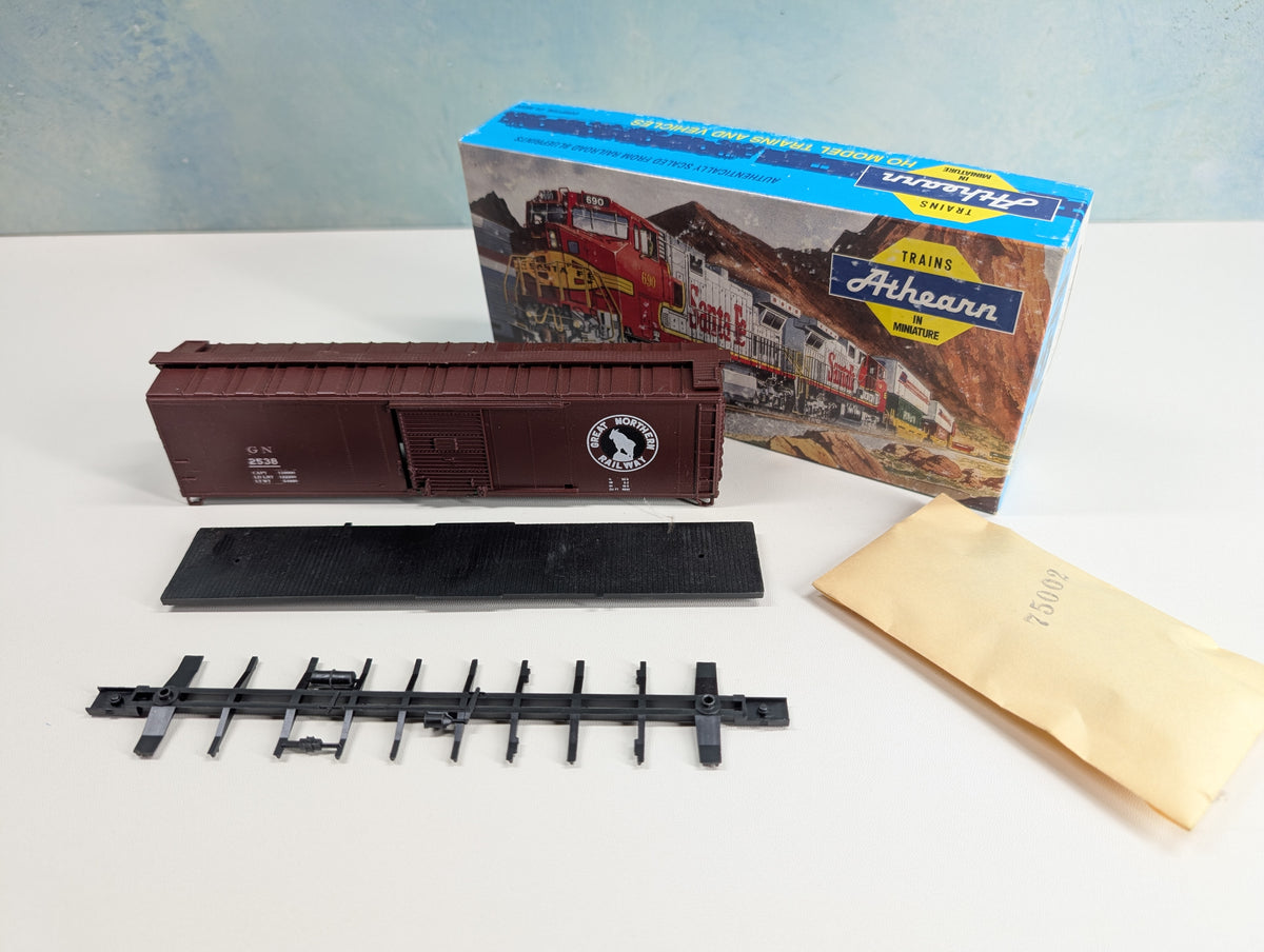 USED Athearn HO Scale 50' Box Car Great Northern GN #2538 KIT