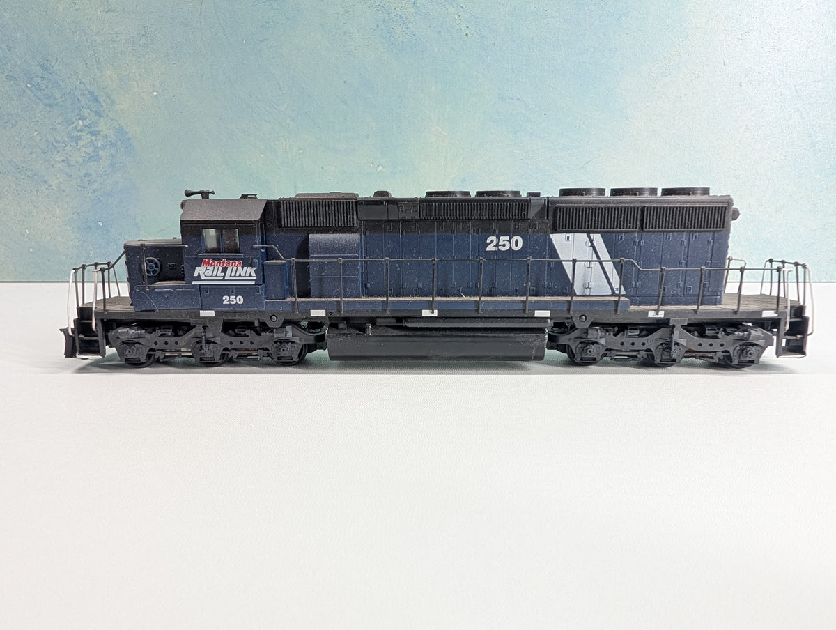 USED Athearn HO Scale SD40-2 Diesel Locomotive Montana Rail Link #250 Non-Powered
