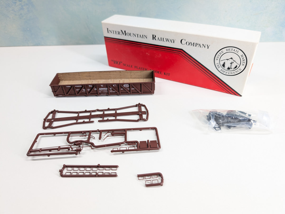 USED Intermountain #41604-03 HO Scale Drop Bottom Gondola New York Central NYC #349627 KIT