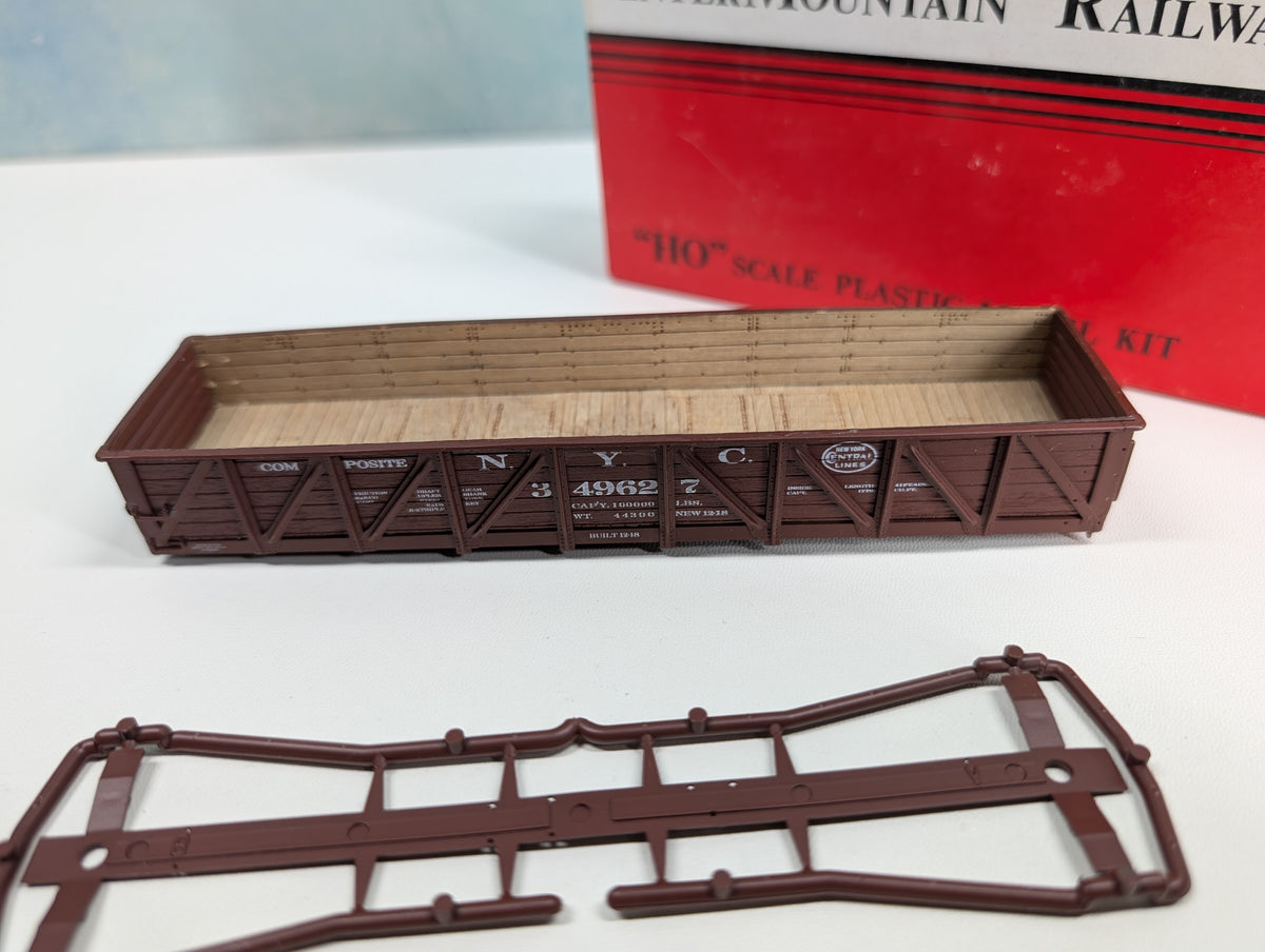 USED Intermountain #41604-03 HO Scale Drop Bottom Gondola New York Central NYC #349627 KIT