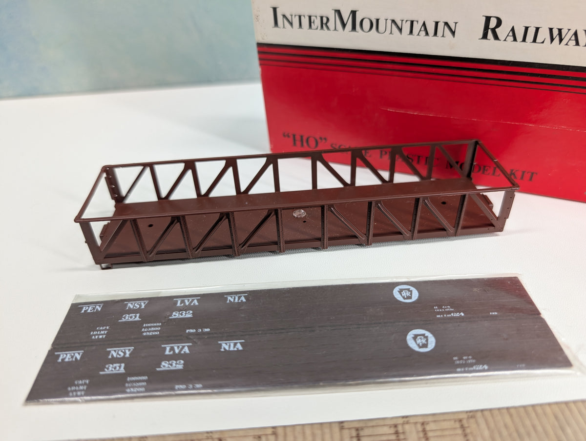 USED Intermountain #41608-11 HO Scale Drop Bottom Gondola Pennsylvania PRR #351832 KIT