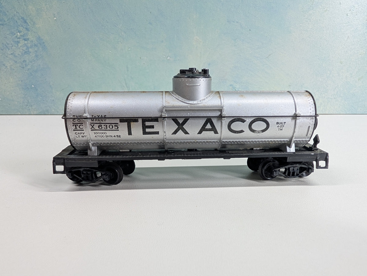 USED HO Scale Single Dome Tank Car Texaco TCX #6305