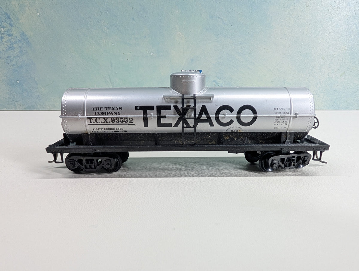 USED HO Scale Single Dome Tank Car Texaco TCX #93552