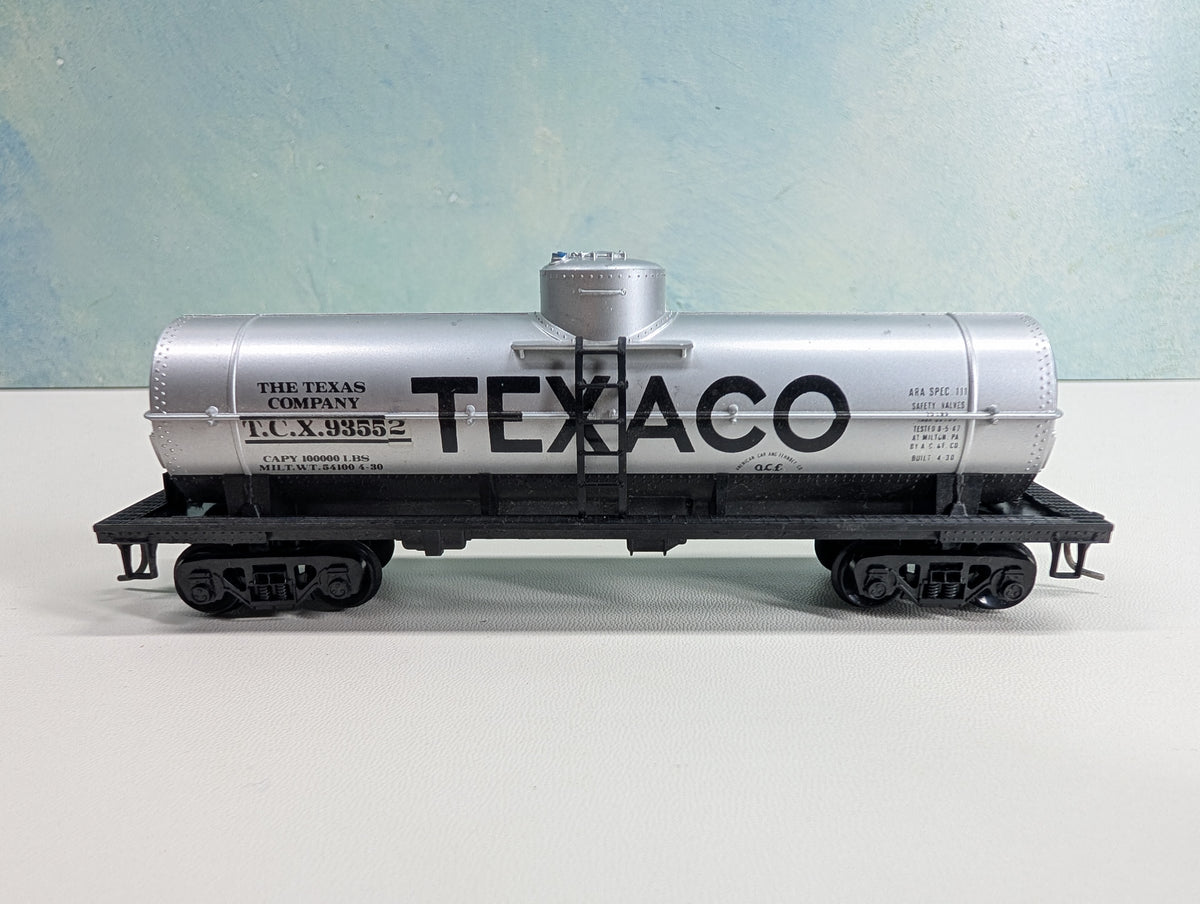 USED HO Scale Single Dome Tank Car Texaco TCX #93552