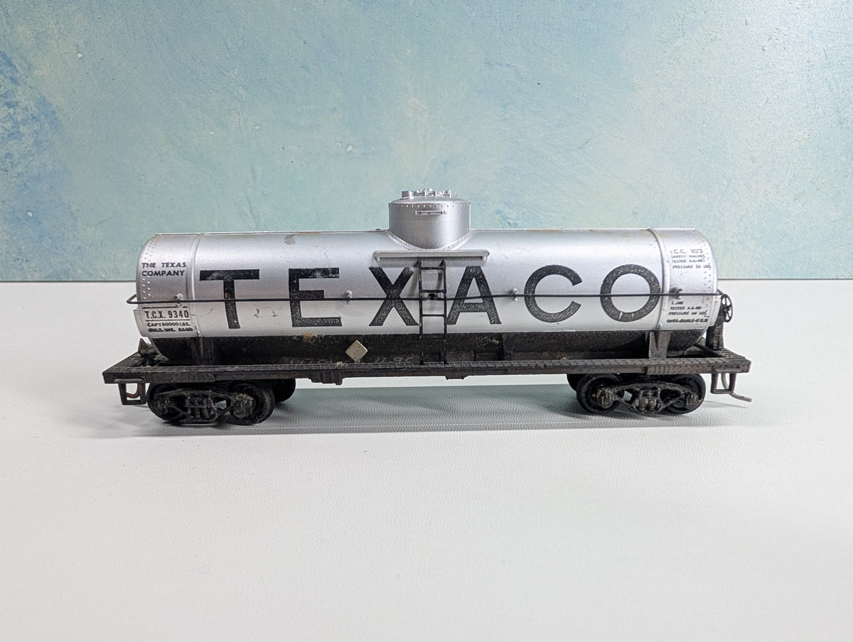 USED HO Scale Single Dome Tank Car Texaco TCX #9340