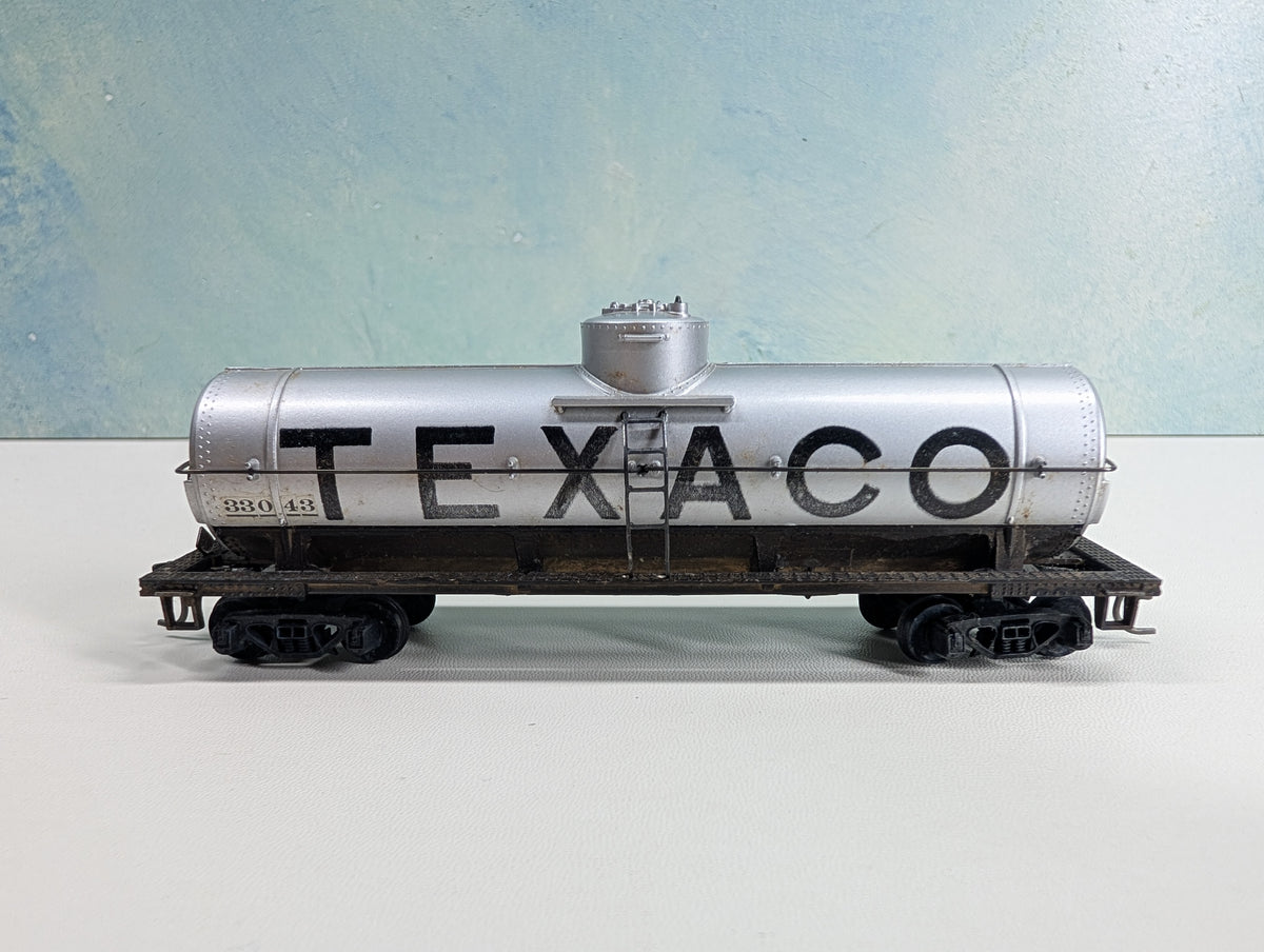 USED HO Scale Single Dome Tank Car Texaco #33043