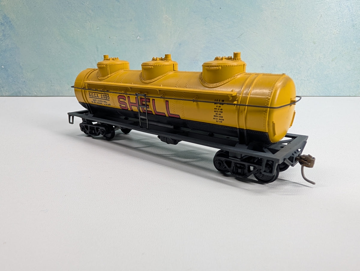 USED Athearn HO Scale Triple Dome Tank Car SHELL SCCX #2035