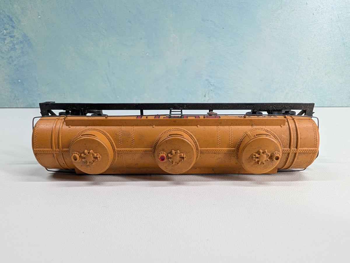 USED Athearn HO Scale Triple Dome Tank Car SHELL SCCX #200 Metal Wheels