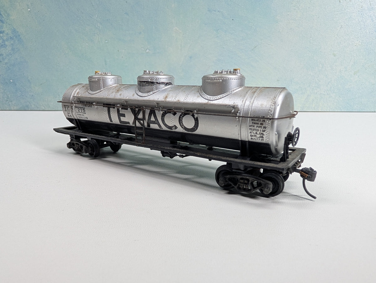 USED HO Scale Triple Dome Tank Car Texaco TCX #275