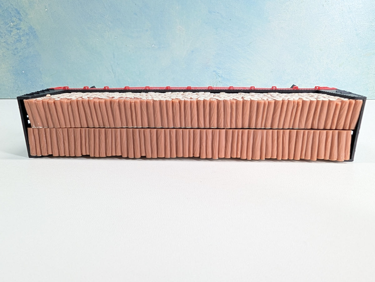 USED Tyco HO Scale Bulkhead Flat Car Southern #4365