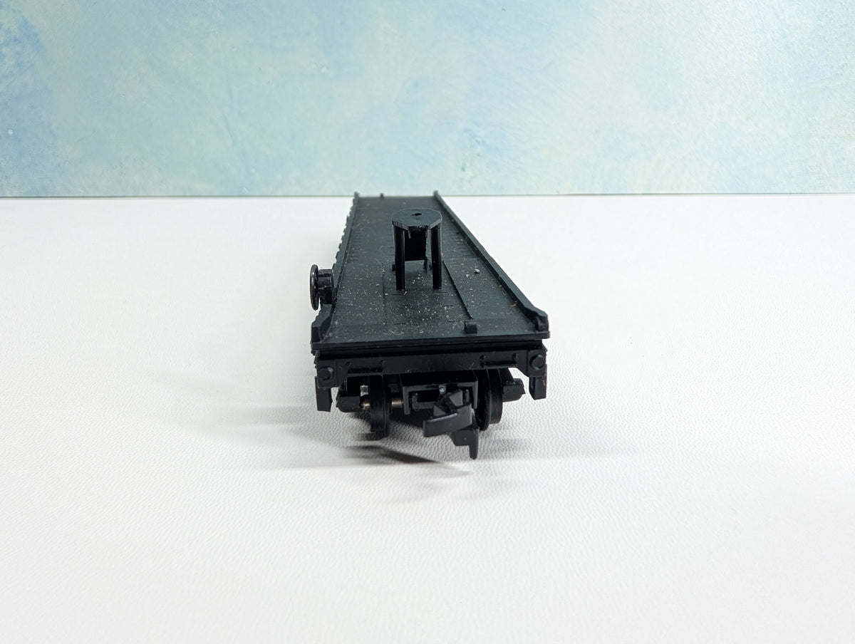 USED Cox HO Scale 50' Flat Car w/ Trailer Hitch Santa Fe ATSF #94138