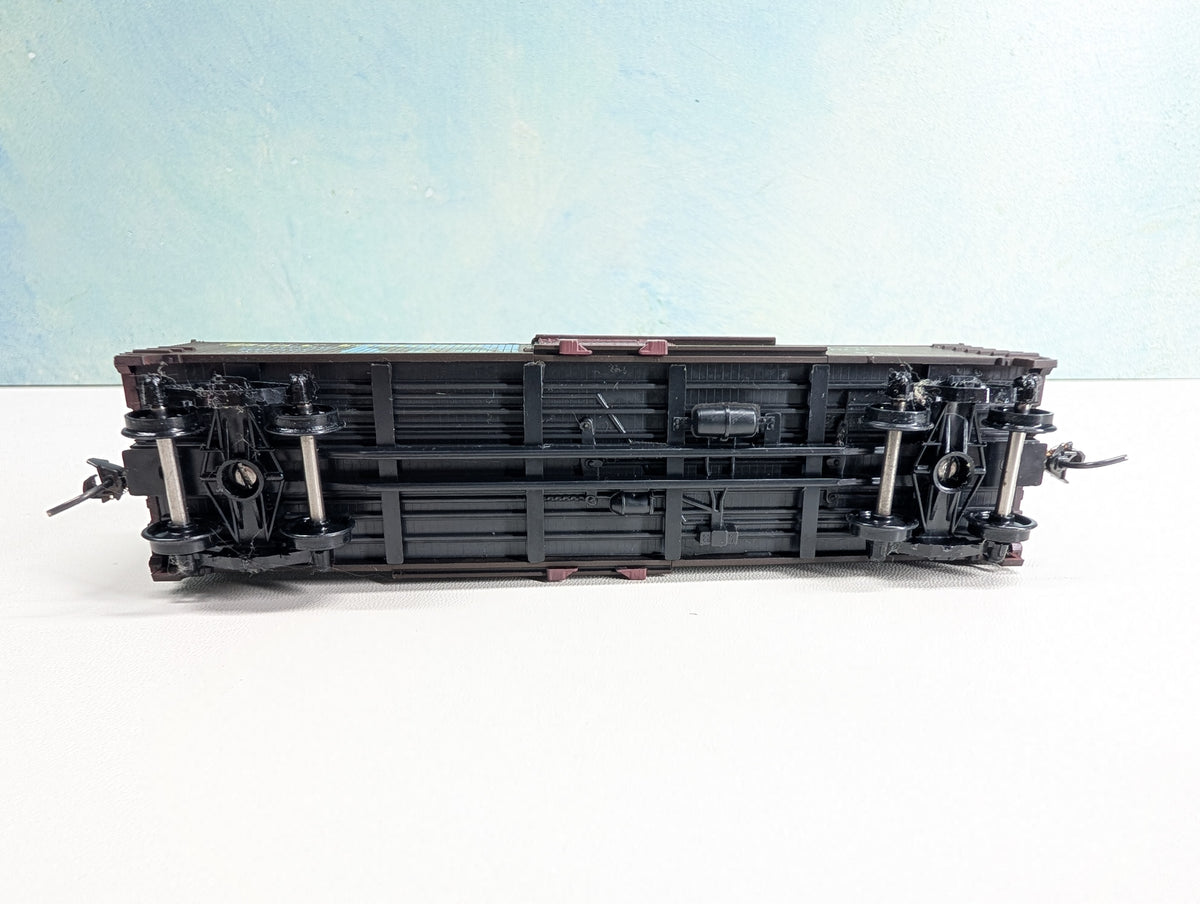 USED TRAIN MINIATURE HO Scale 40' Wood Box Car, Tobacco Series Bull Durham WTB #75