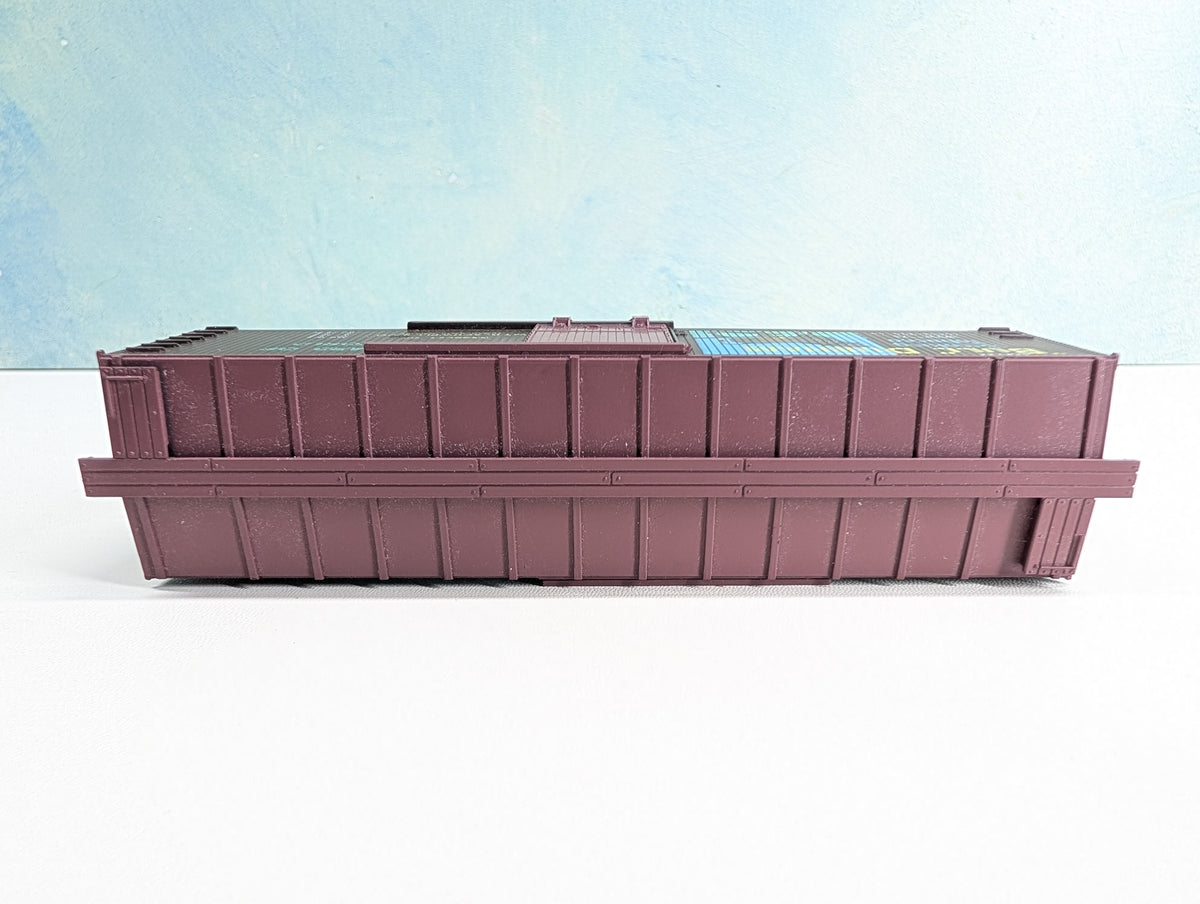 USED TRAIN MINIATURE HO Scale 40' Wood Box Car, Tobacco Series Bull Durham WTB #75