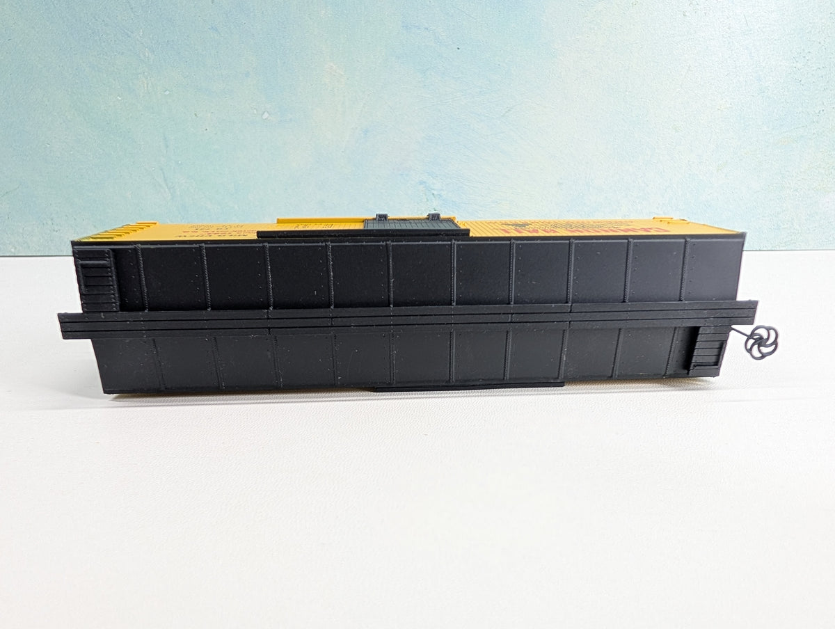 USED TRAIN MINIATURE HO Scale 40' Wood Box Car, Tobacco Series Cannon Ball TB #721