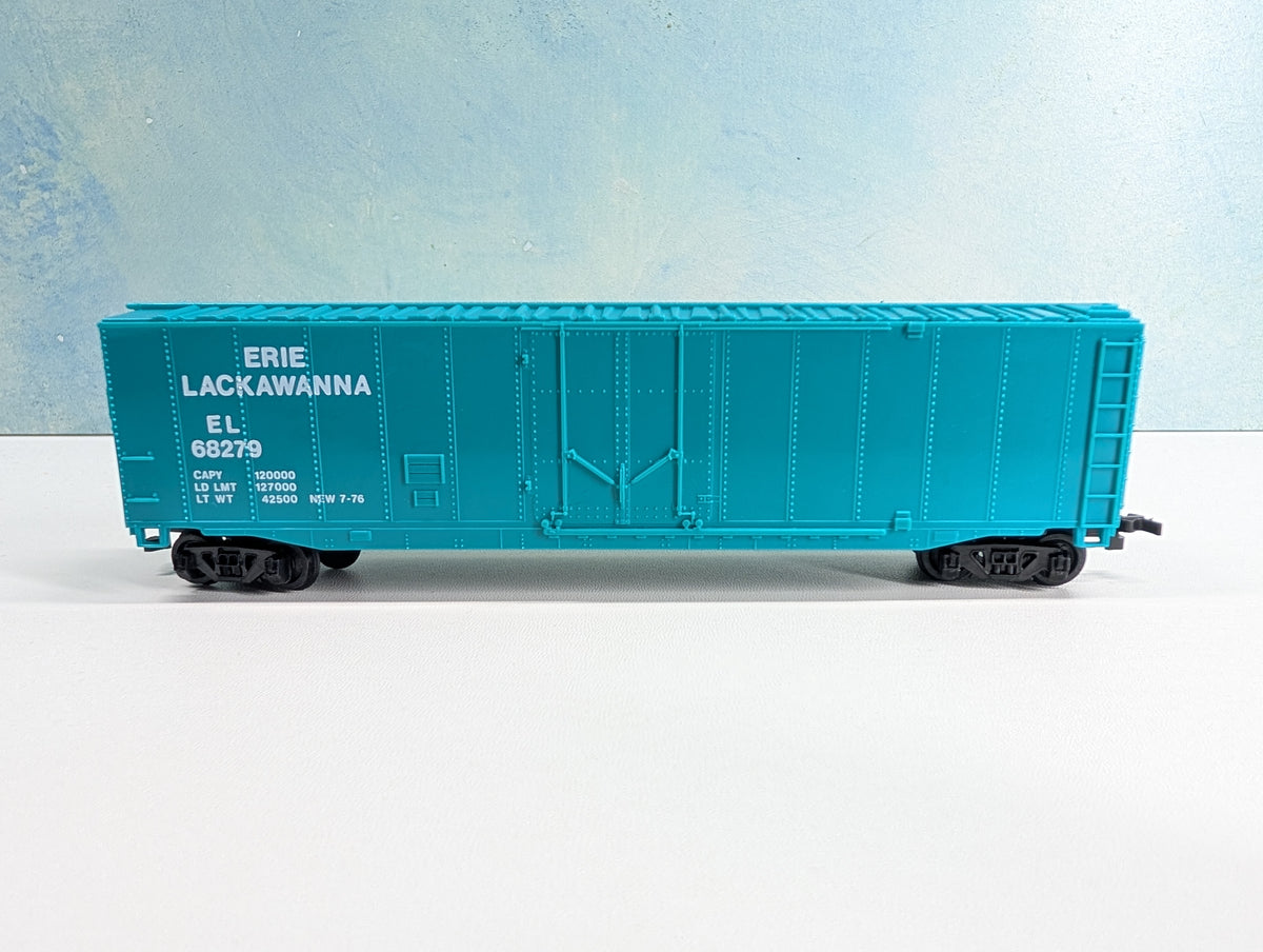 USED Bachmann HO Scale 50' Box Car Erie Lackawanna EL #68279