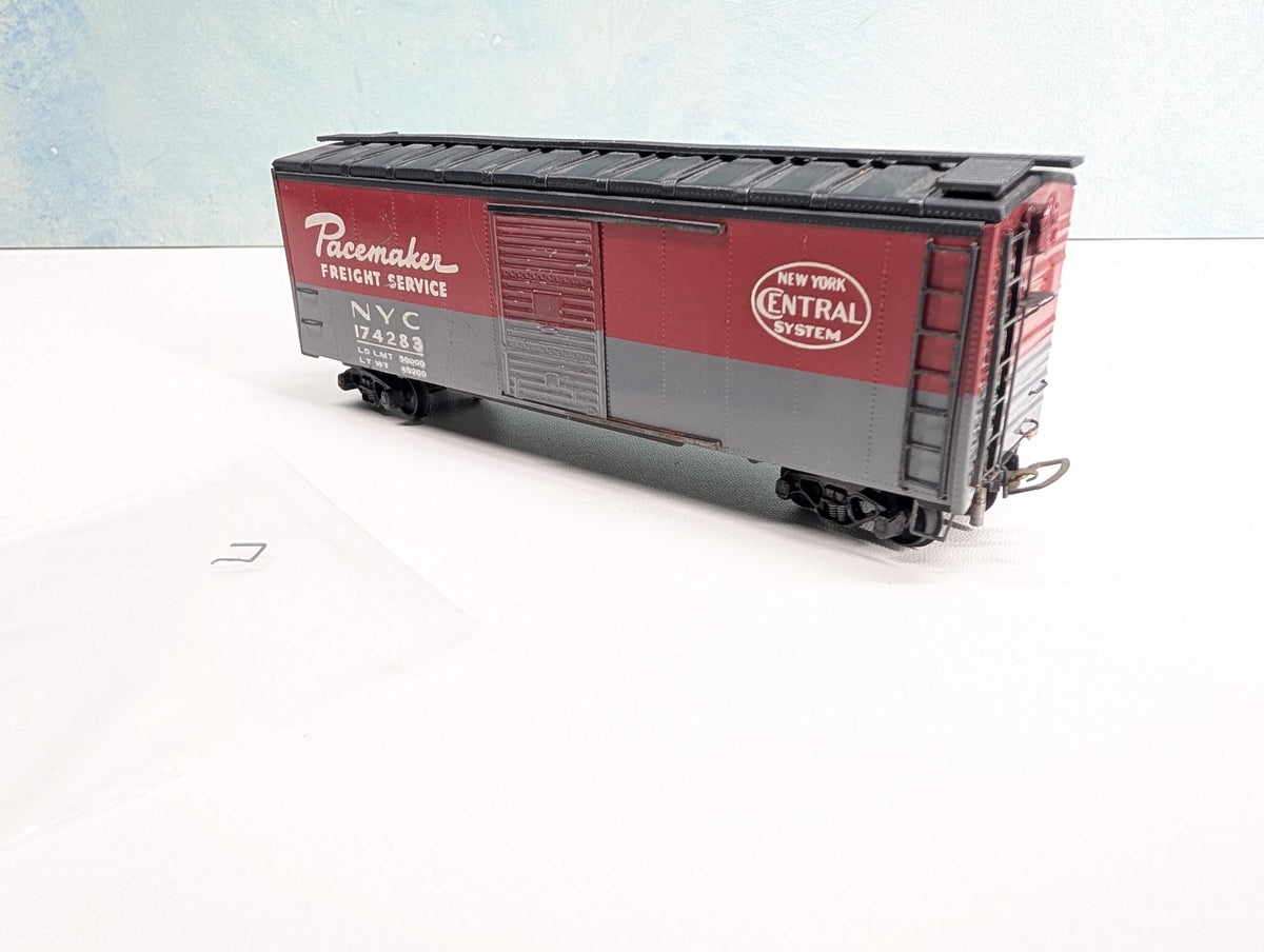 USED HO Scale 40' Box Car, Metal New York Central NYC #174283 Pacemaker