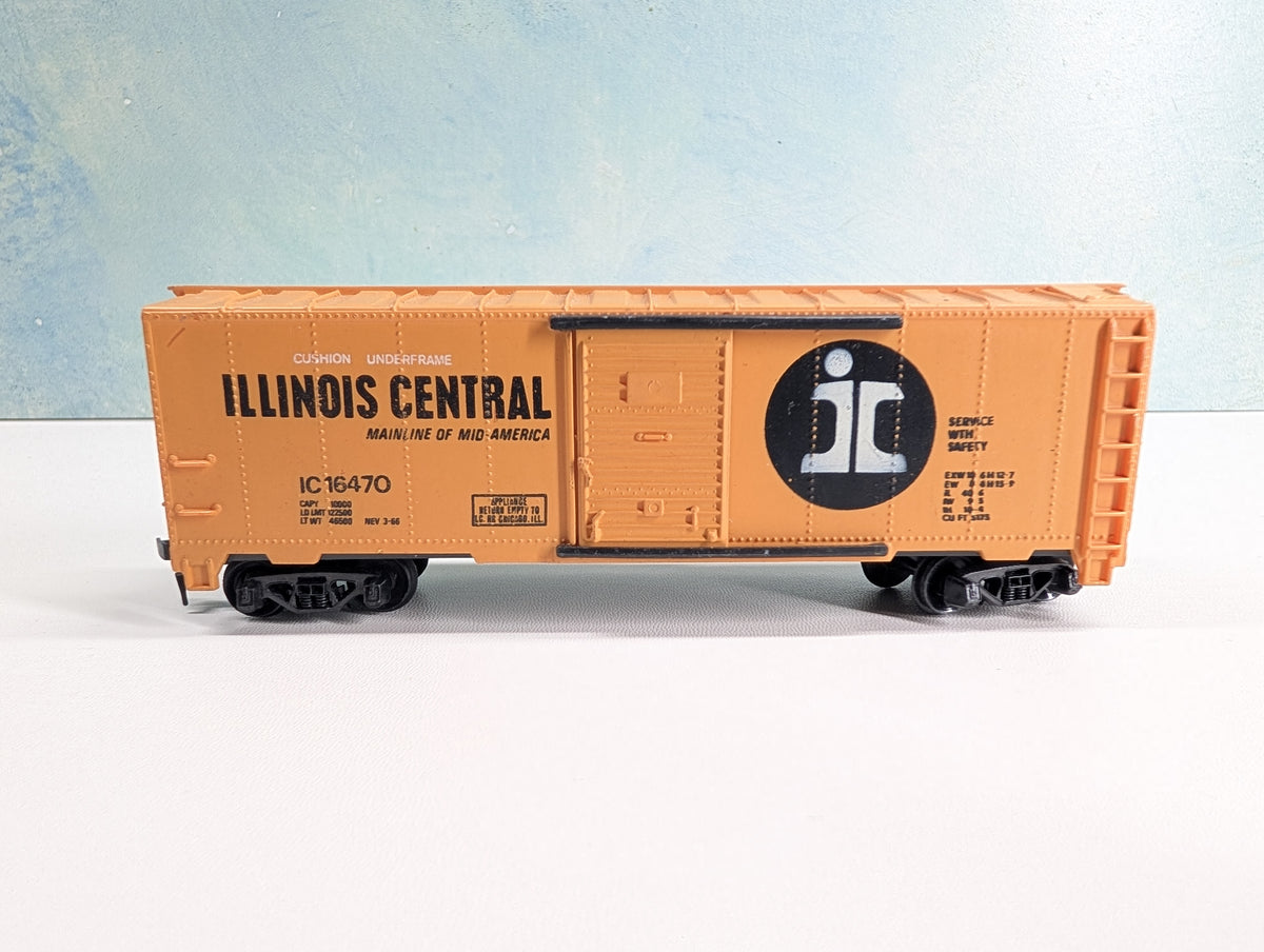 USED Tyco HO Scale 40' Box Car Illinois Central IC #16470