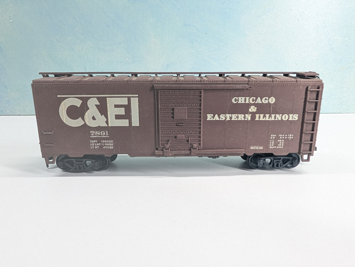 USED Athearn HO Scale 40' Box Car Chicago & Eastern Illinois C&EI #7891